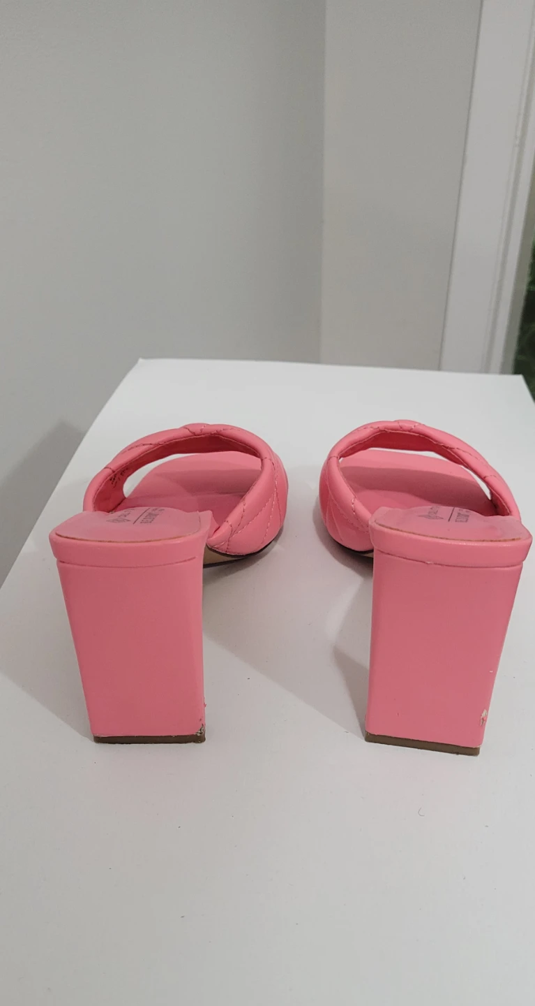 Call It Spring Pink Quilted Mules s.7 - photo 5