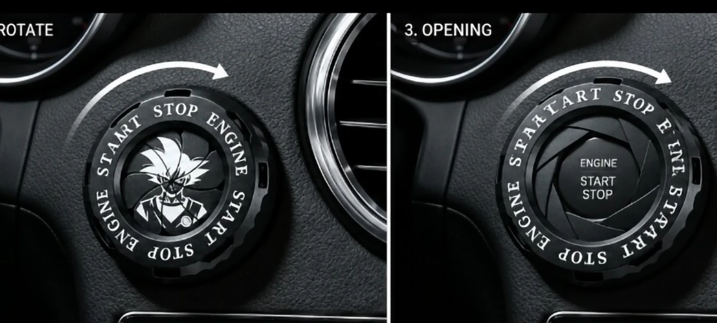 🔥 GOKU START/STOP ENGINE BUTTON COVER 🔥 - photo 2