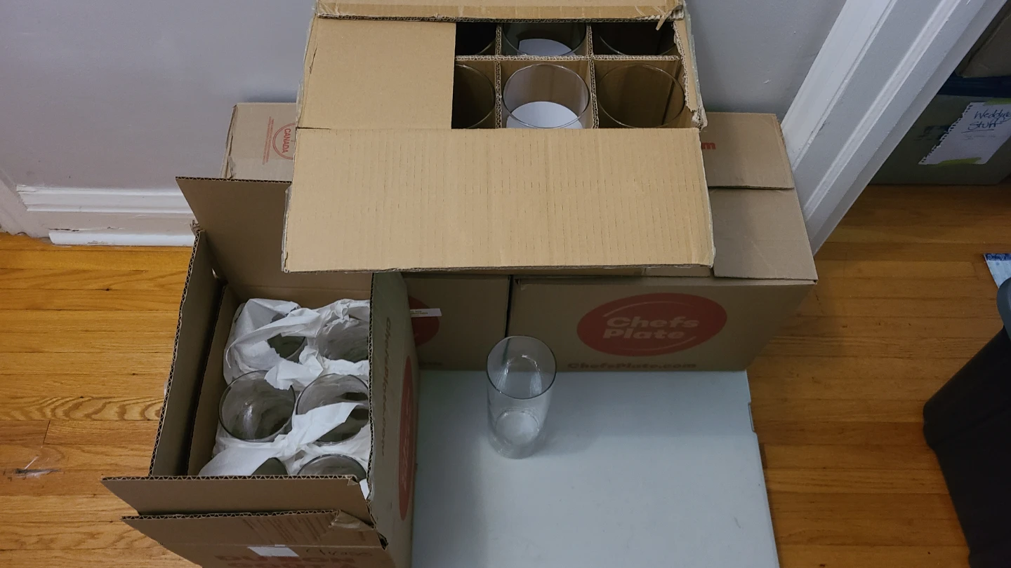 Hurricane Glass Vases x 40 - photo 2