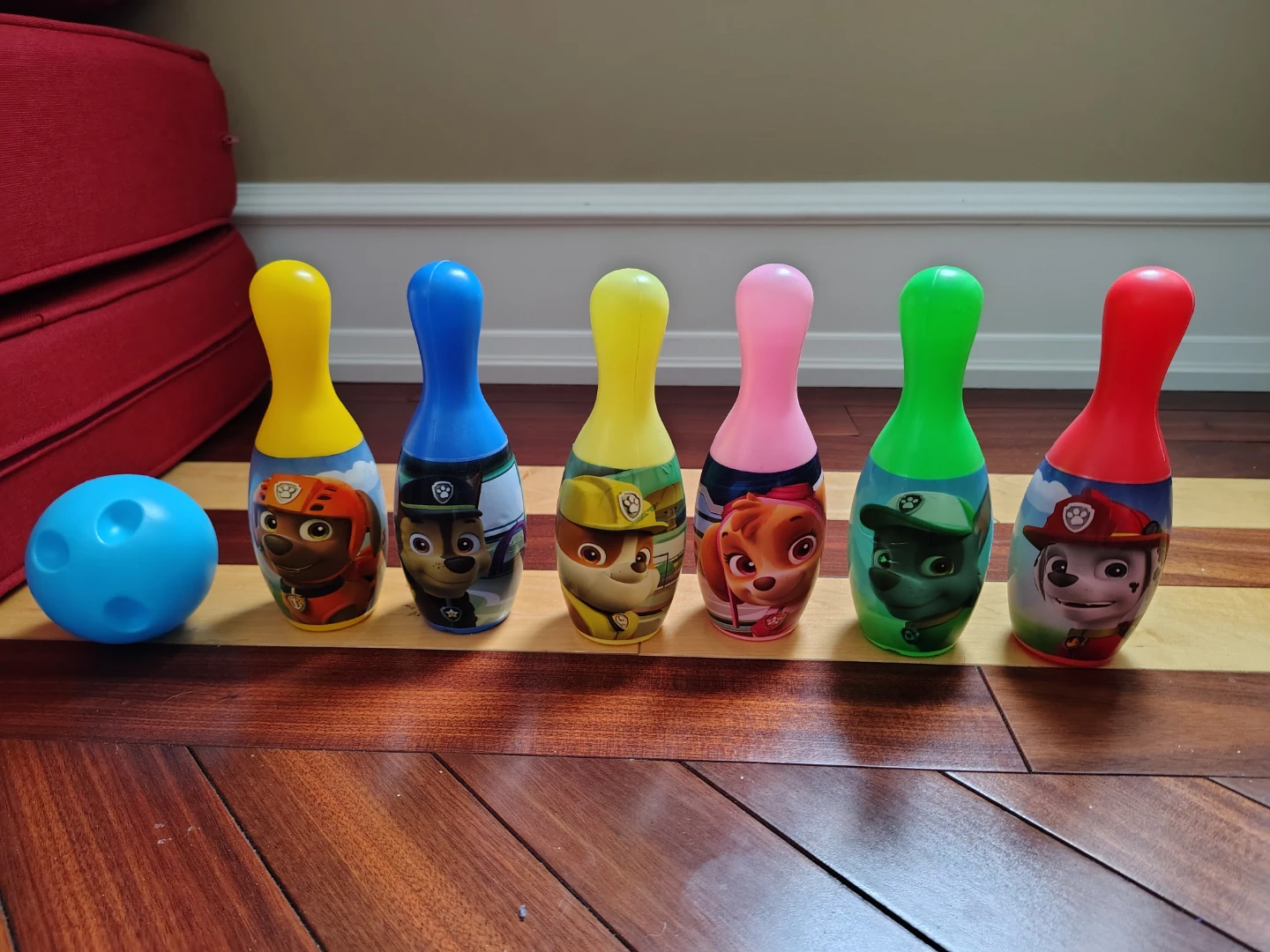 Paw Patrol Bowling Set with Ball