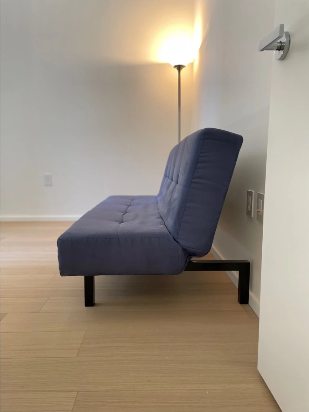 IKEA Balkarp Blue Sleeper Sofa - photo 3