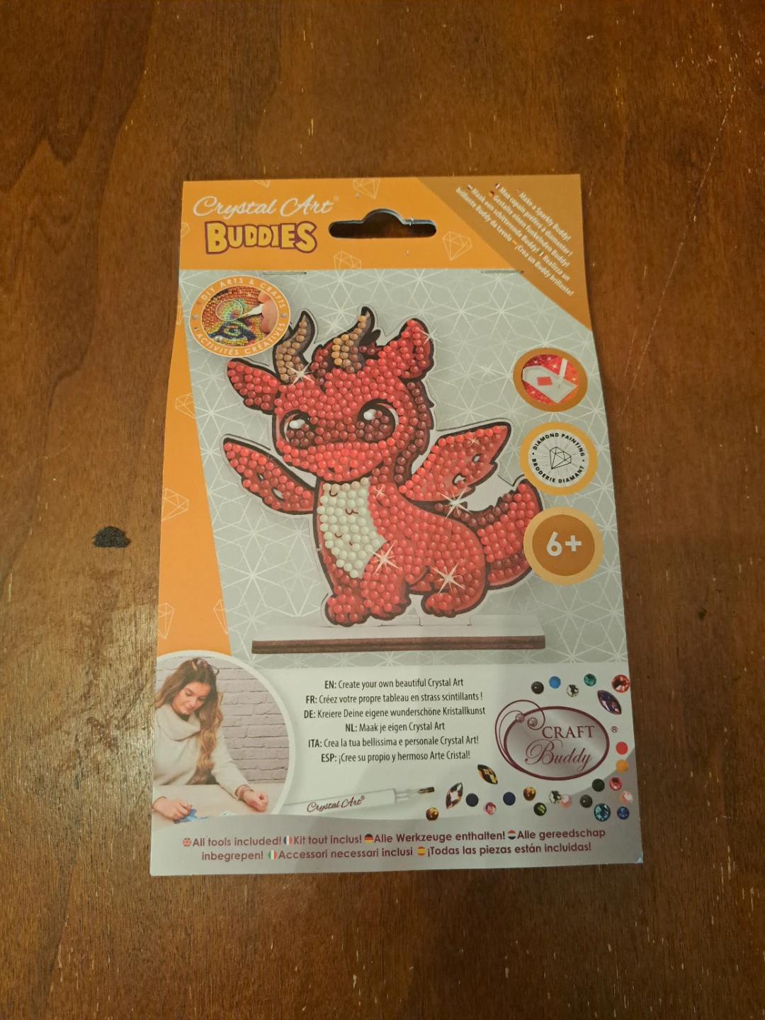 Crystal Art Buddies Dragon Diamond Painting Kit