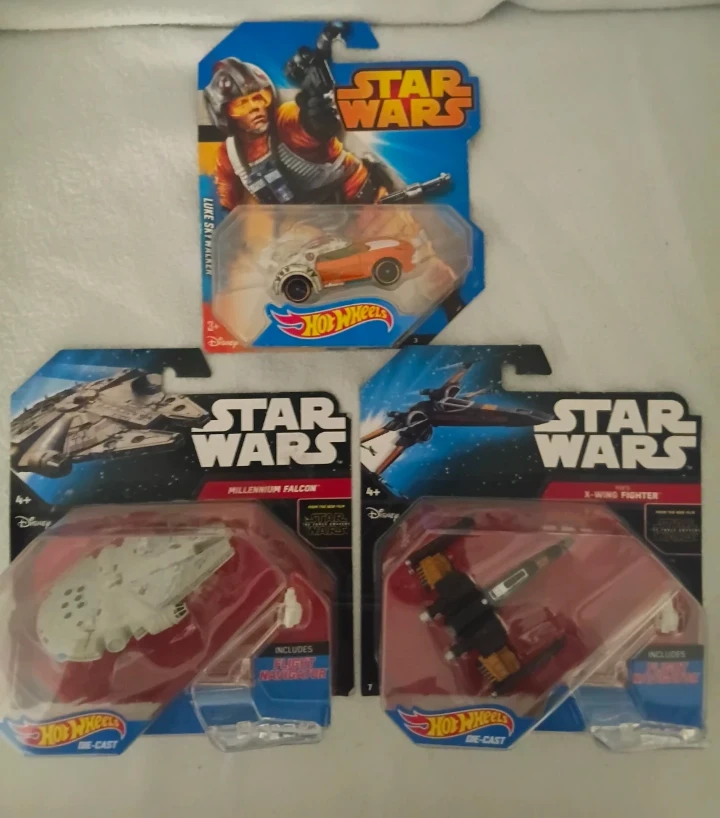Hot Wheels Star Wars Die-Cast Vehicles - 3 Pack