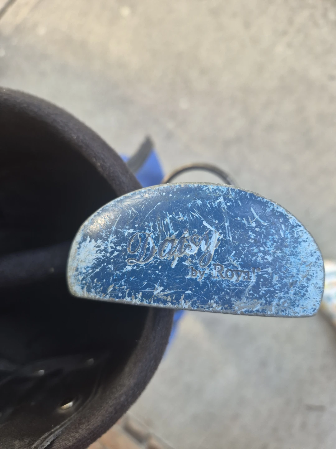 Child's Blue Golf Bag With Putter - photo 4
