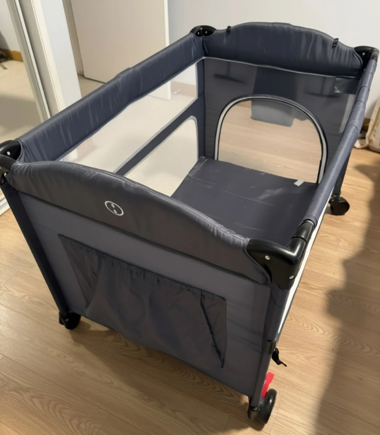 Grey Playpen with Bassinet and Organizer - photo 2