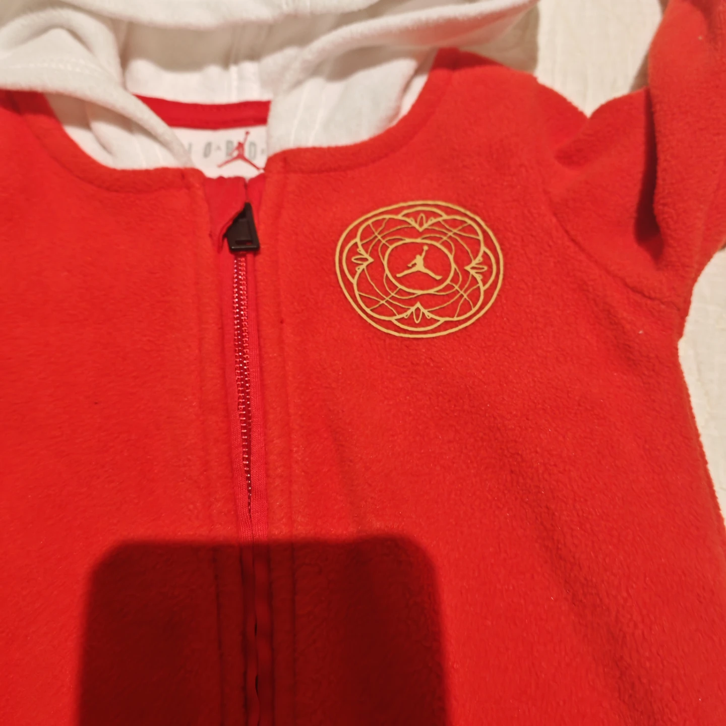 Jordan Baby Fleece Hooded Onesie - photo 3