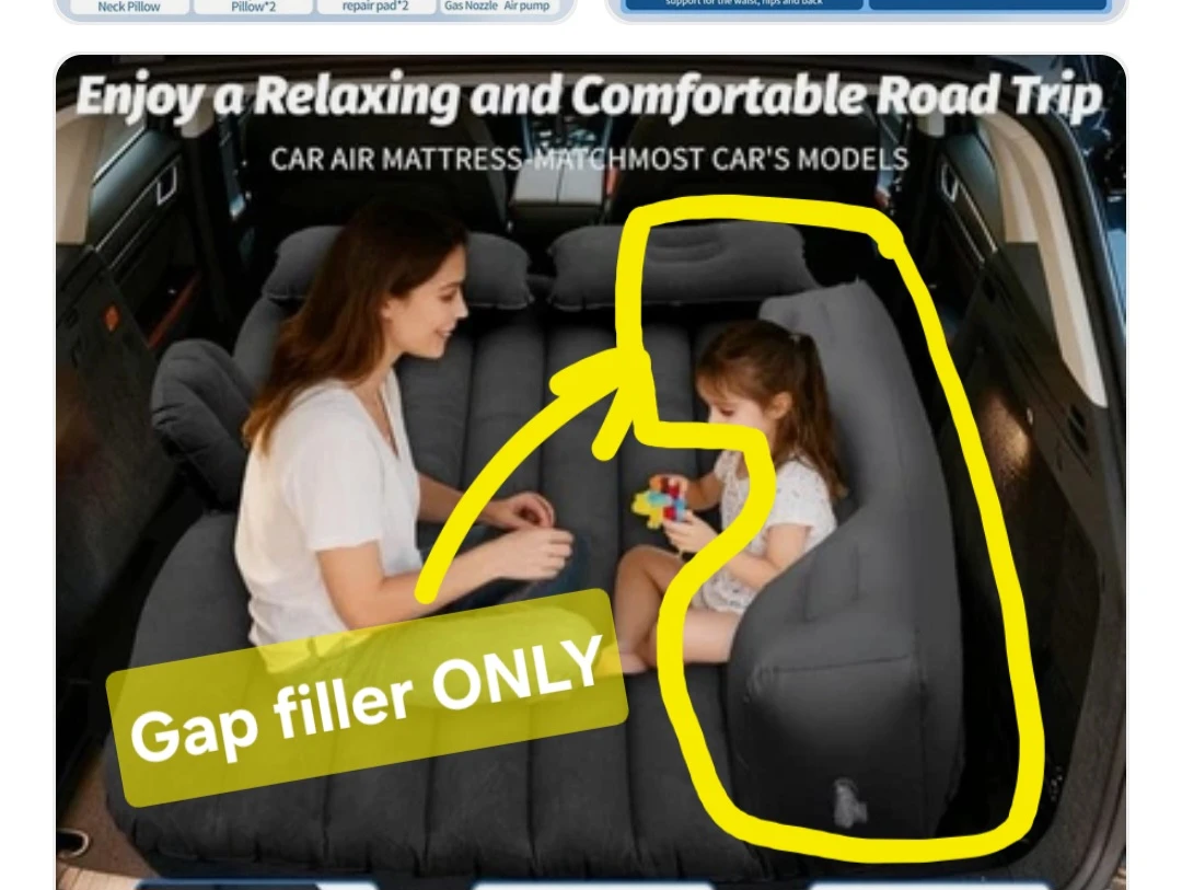 car backseat gap filler cushion