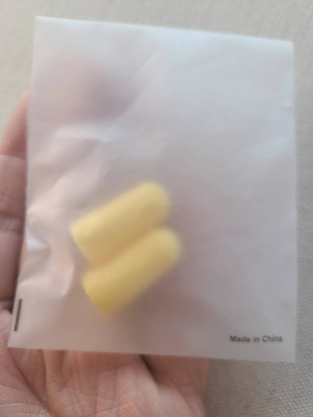 Yellow Earplugs (2 Pack) - sealed #free