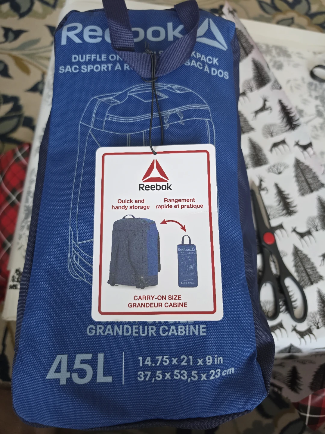 Reebok 45L Duffle Backpack - Carry-On Size - photo 2