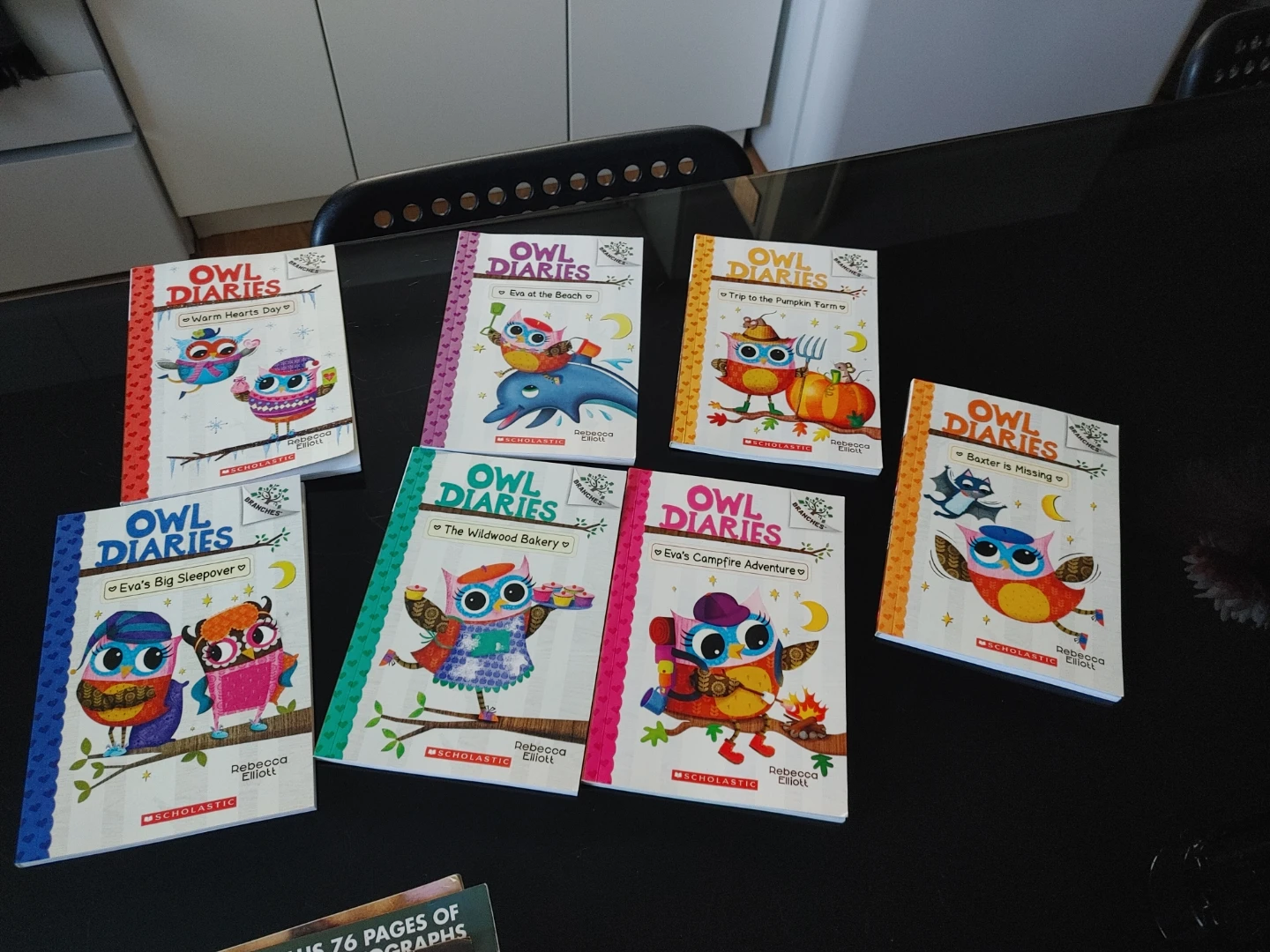 Set of 7 Owl Diaries Books by Rebecca Elliott