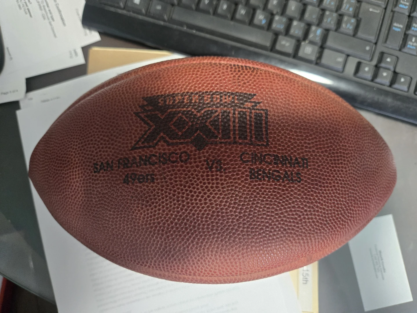 Wilson Official NFL Football - Super Bowl XXIII - photo 2