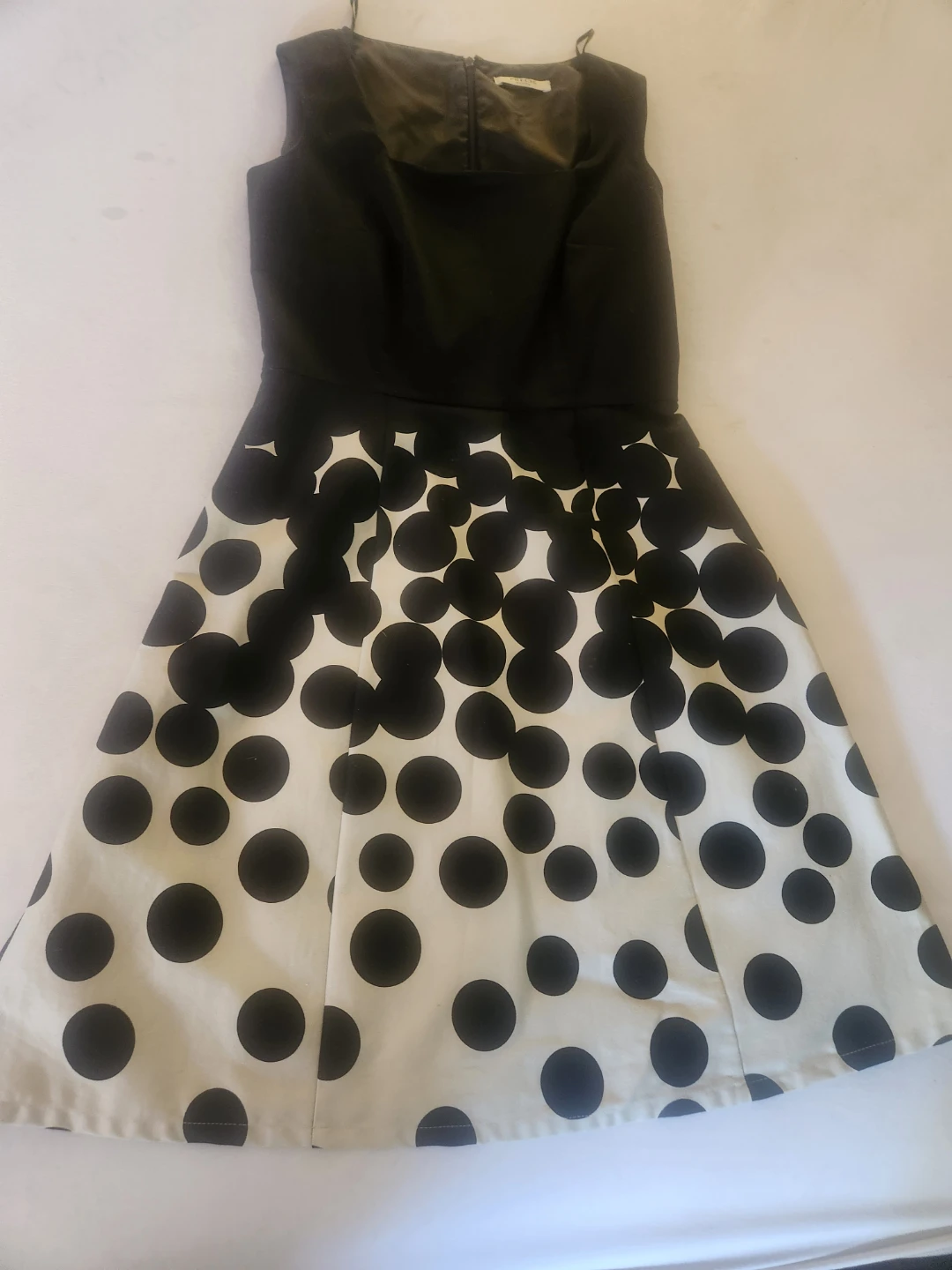 PRECIS Petite Black & White Circle Pattern Dress
