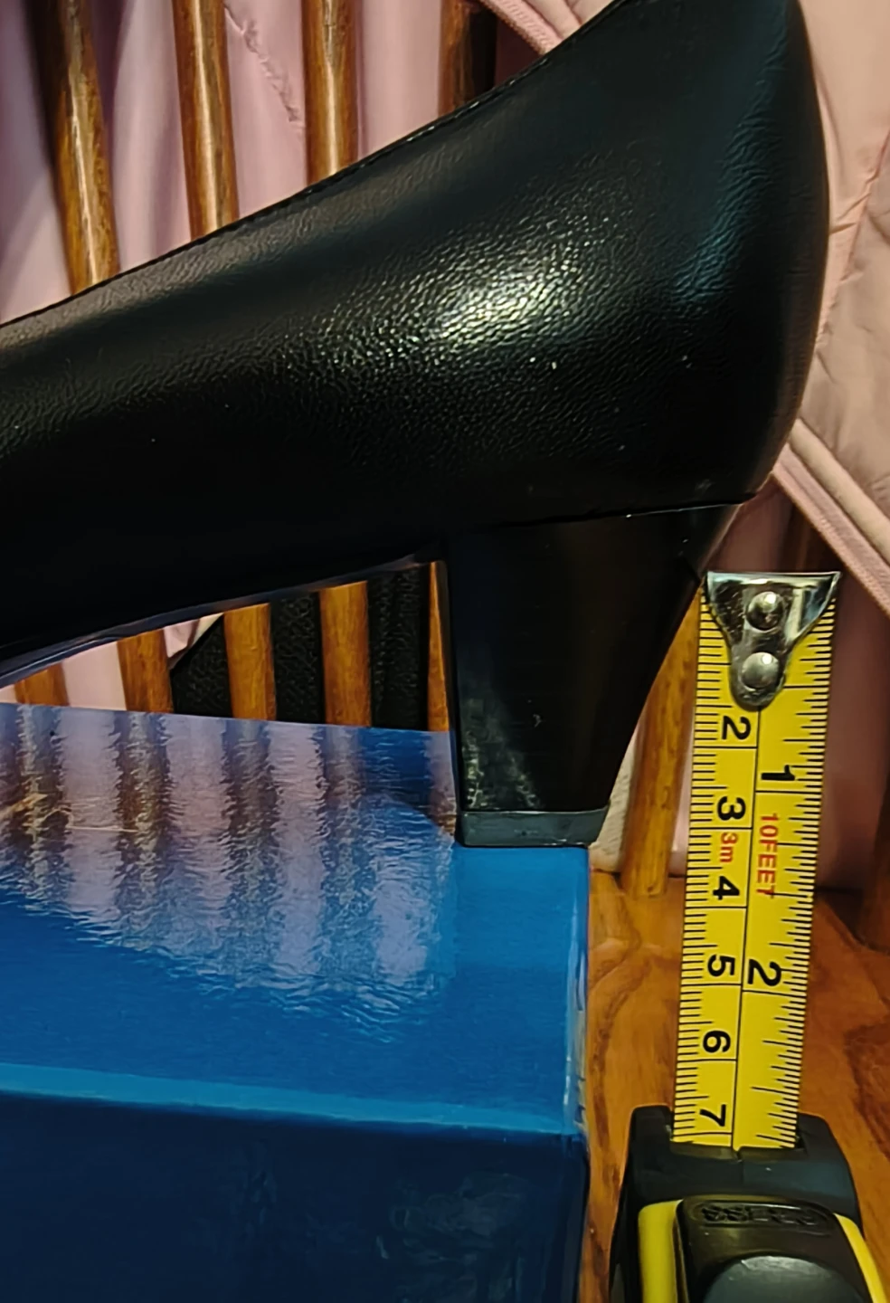 Pierre Michel Black Leather Heels - photo 5