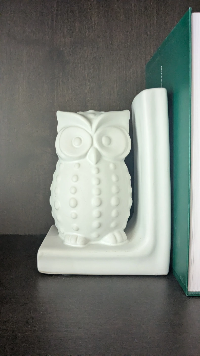 White Owl Bookend