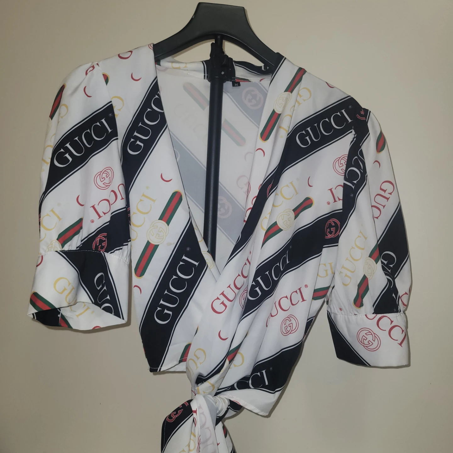 All-Over Print Wrap Top - photo 2
