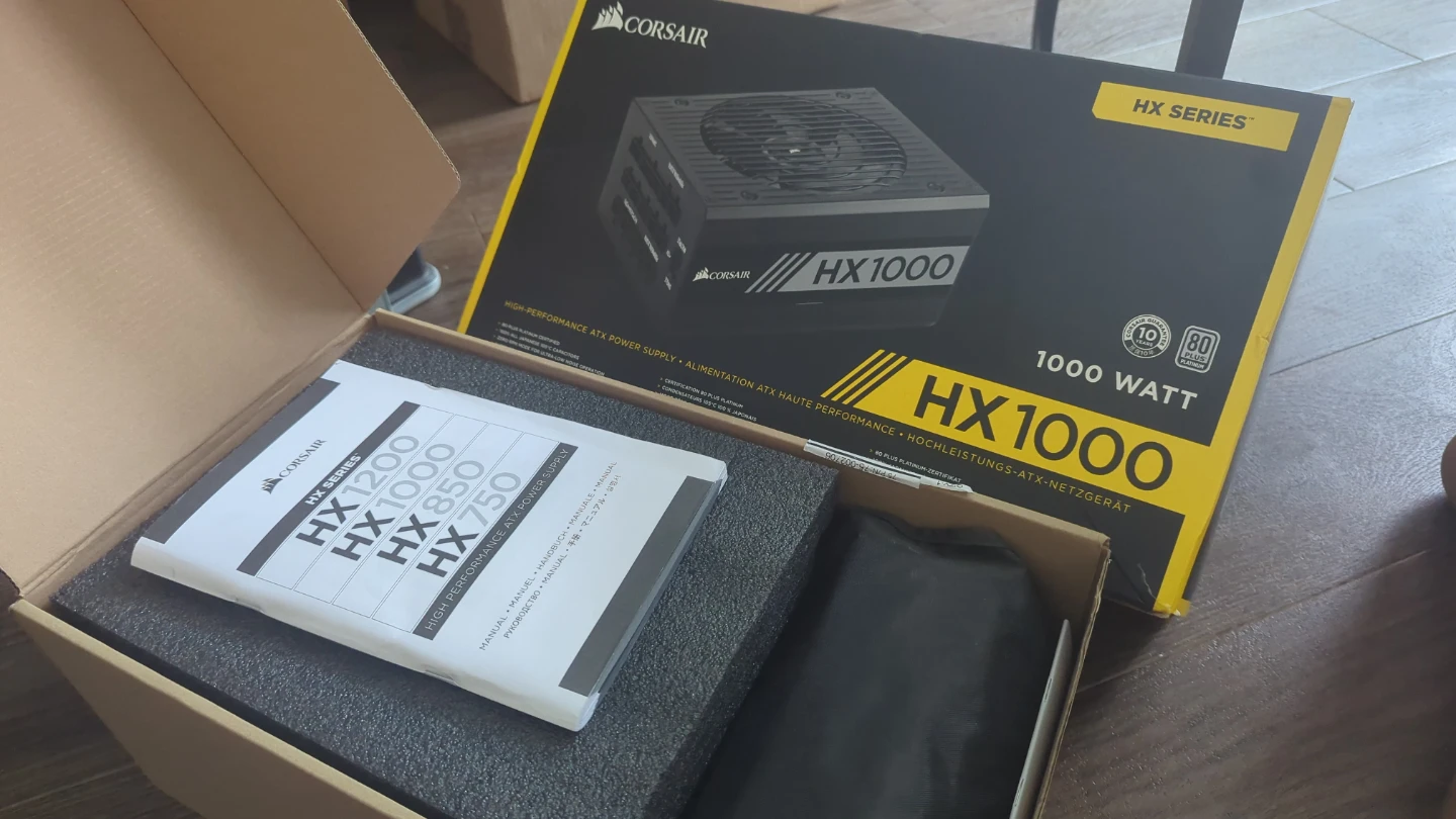 Corsair HX1000 1000 Watt Power Supply - photo 2