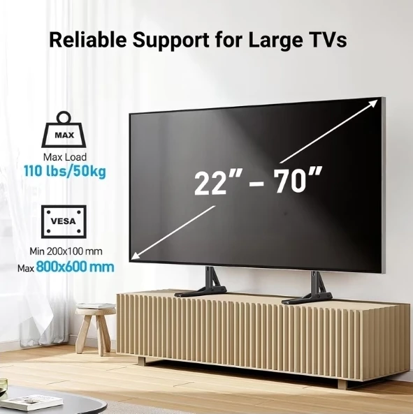 TV Stand Legs for 22" - 70" TVs