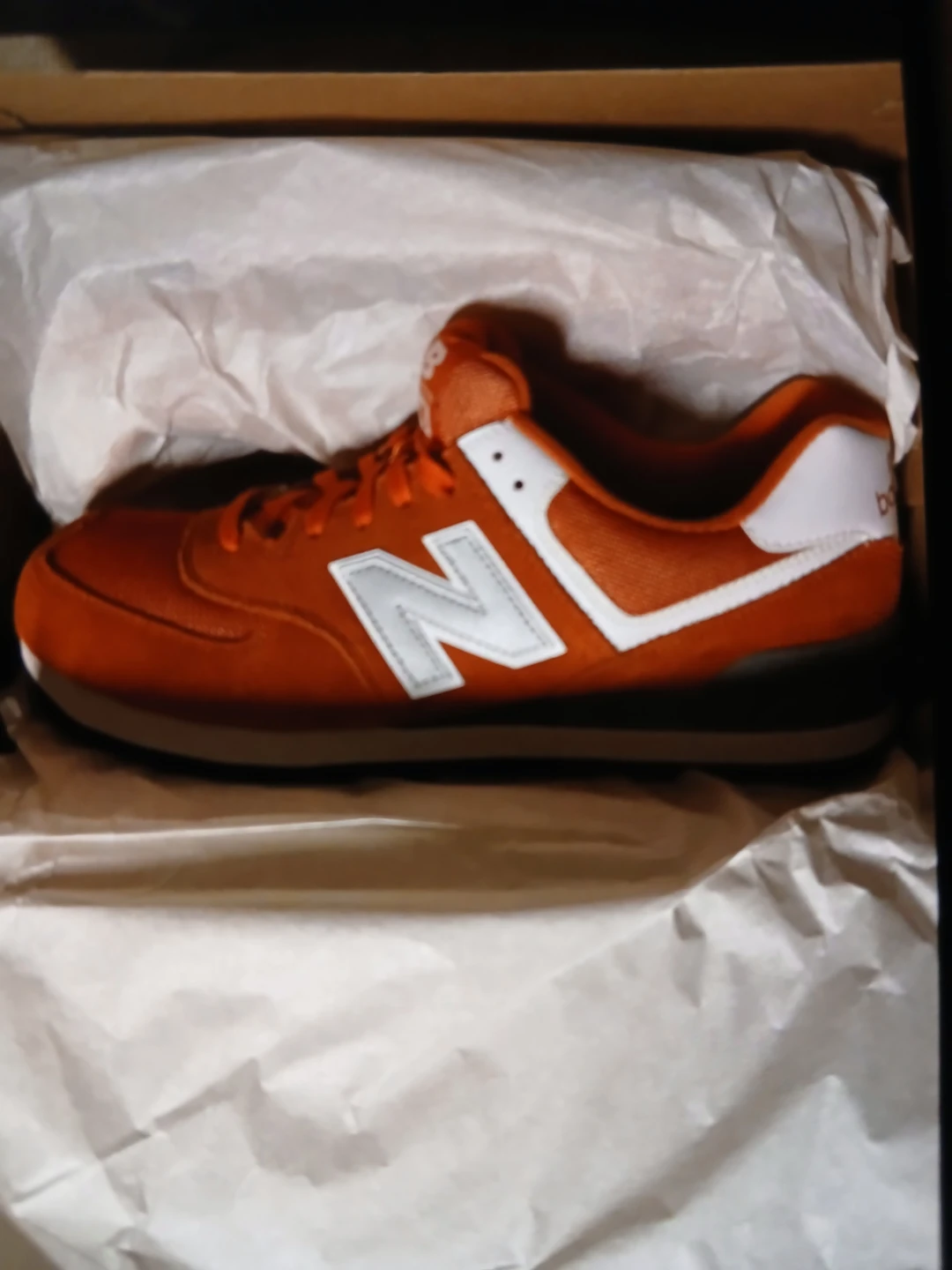 New Balance ML574VAO Orange Sneakers 10.5