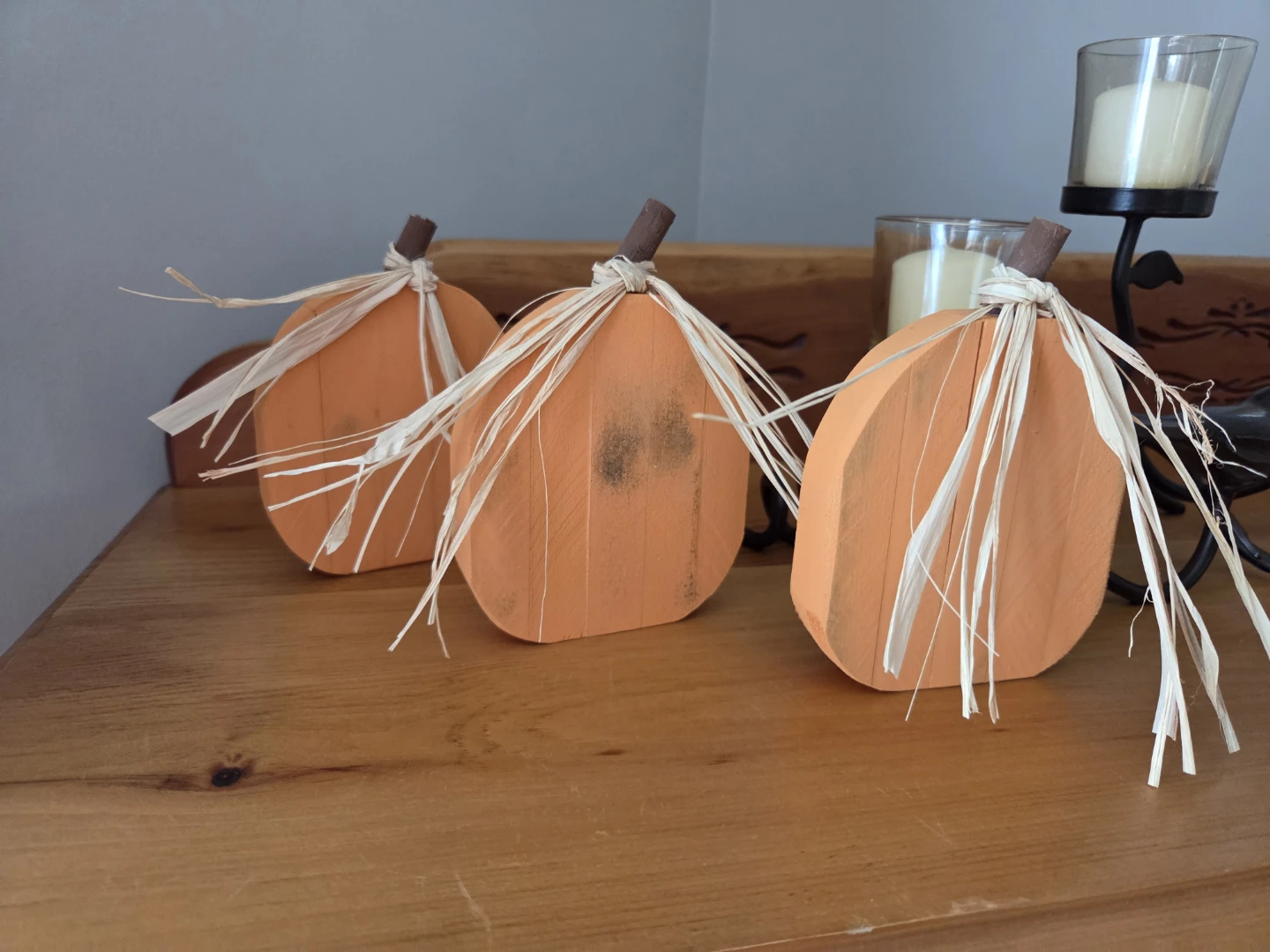Wooden mini pumpkins - photo 2