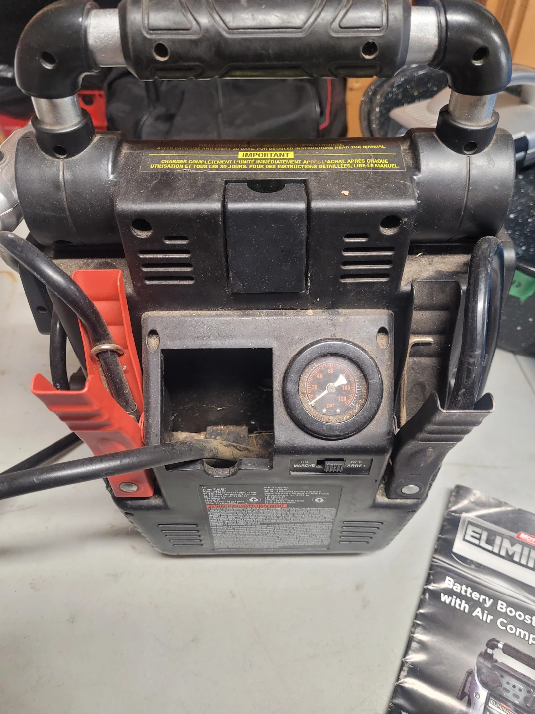 Motomaster Eliminator Battery Booster Pack with Air Compressor - photo 2