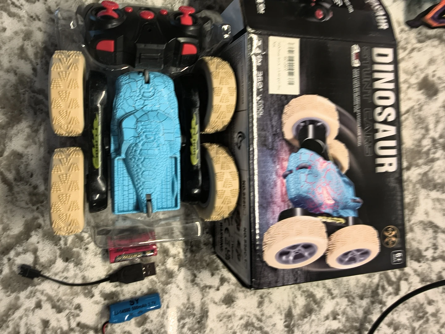 Yaxon Dinosaur Stunt Cars Remote Control Toy - photo 4