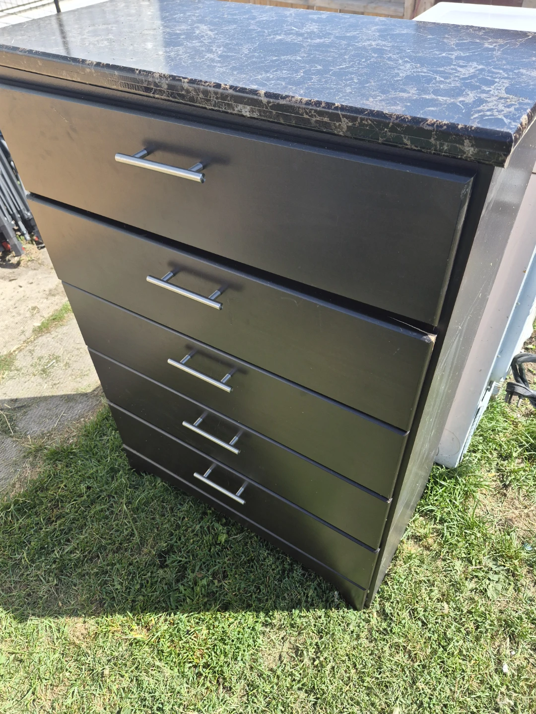 Marble top tall boy dresser - photo 3