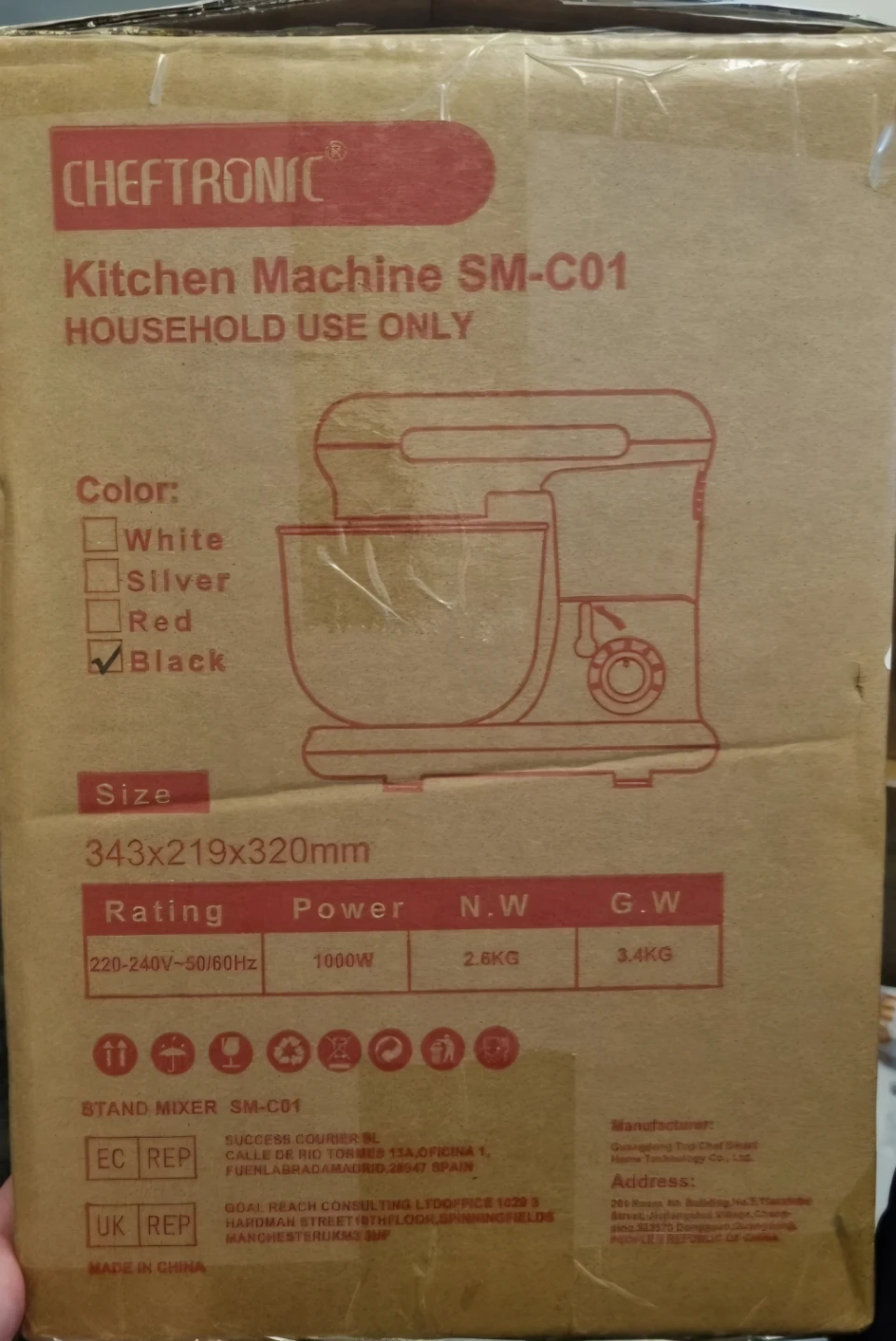CHEFTRONIC Kitchen Machine SM-C01 Stand Mixer - photo 2