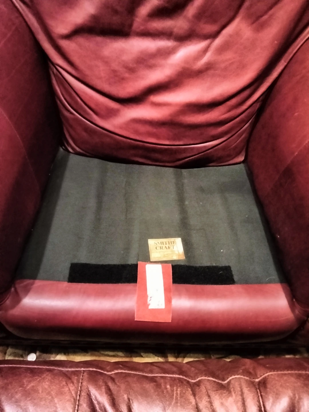 Walter E Smithe premium Leather Armchair with Ottoman - photo 5