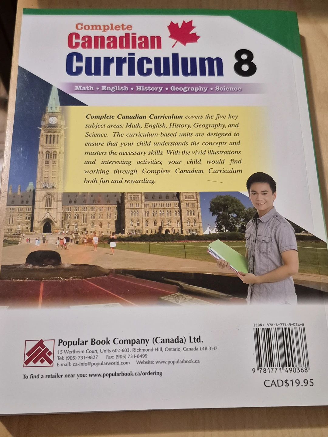 BN)Complete Canadian Curriculum Grade 8 Book - photo 2