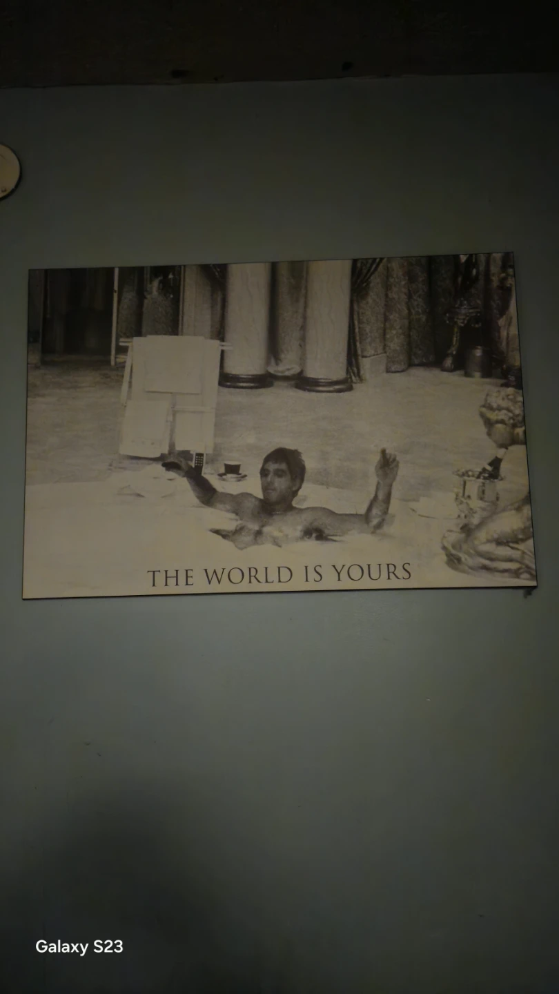 Scarface "The World Is Yours" Wall Art