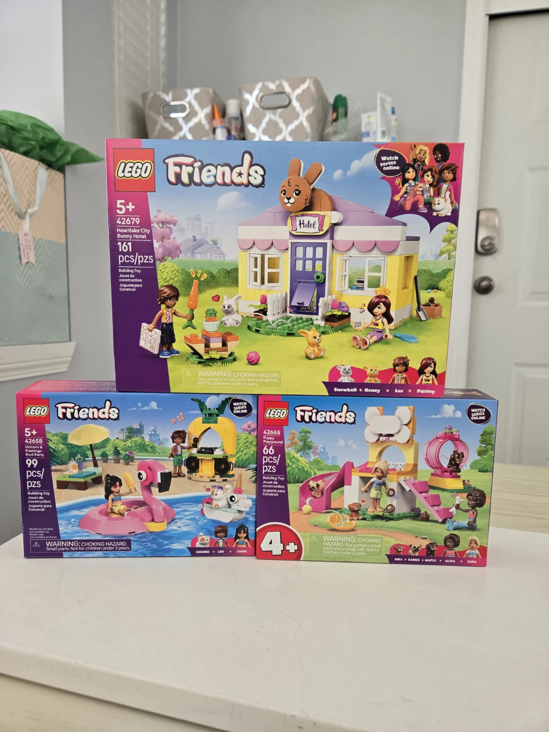 3 brand new lego friends toy playset