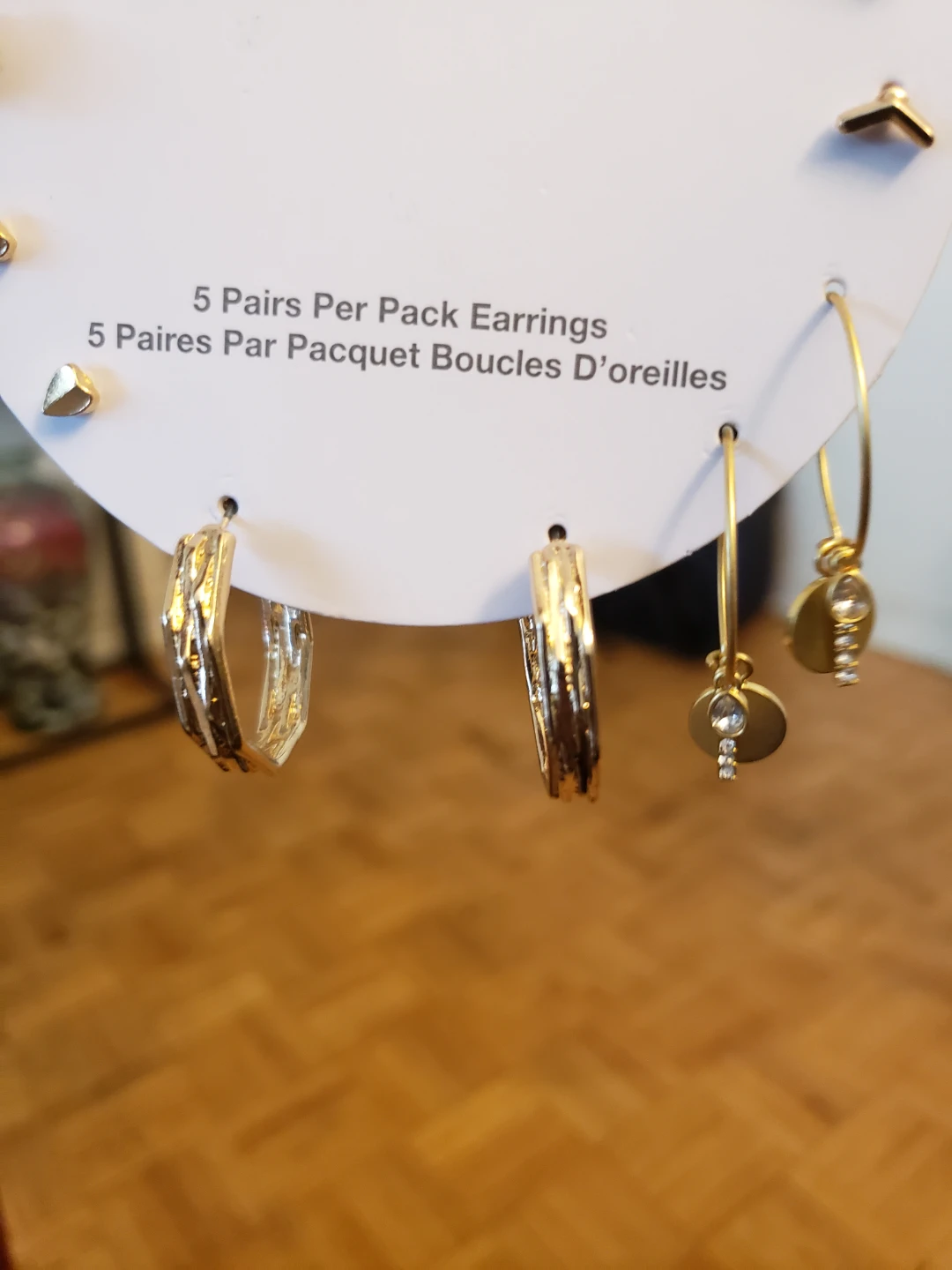Time and Tru 5 Pairs of Earrings Set - photo 2