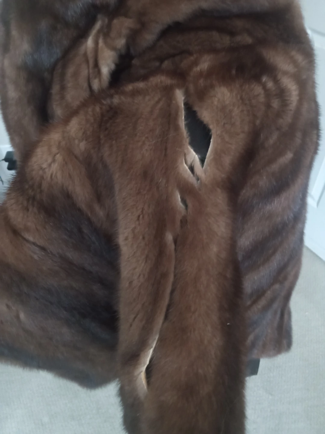 Elie Roux Brown Fur Coat circa 1960's - photo 5