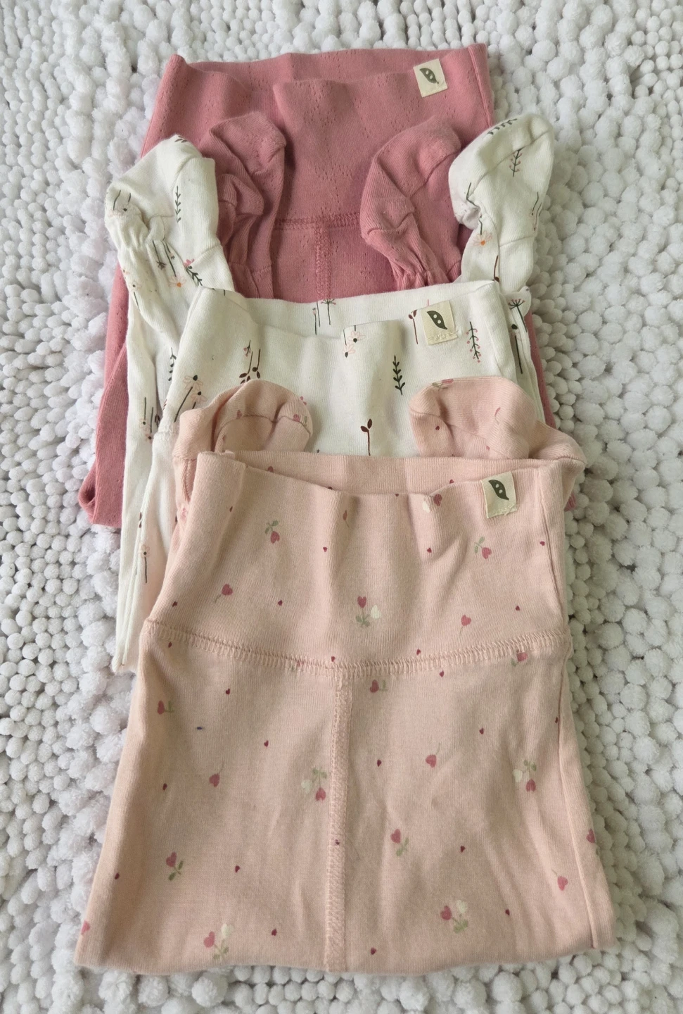 Bundle of 3 Baby Footed Pajamas