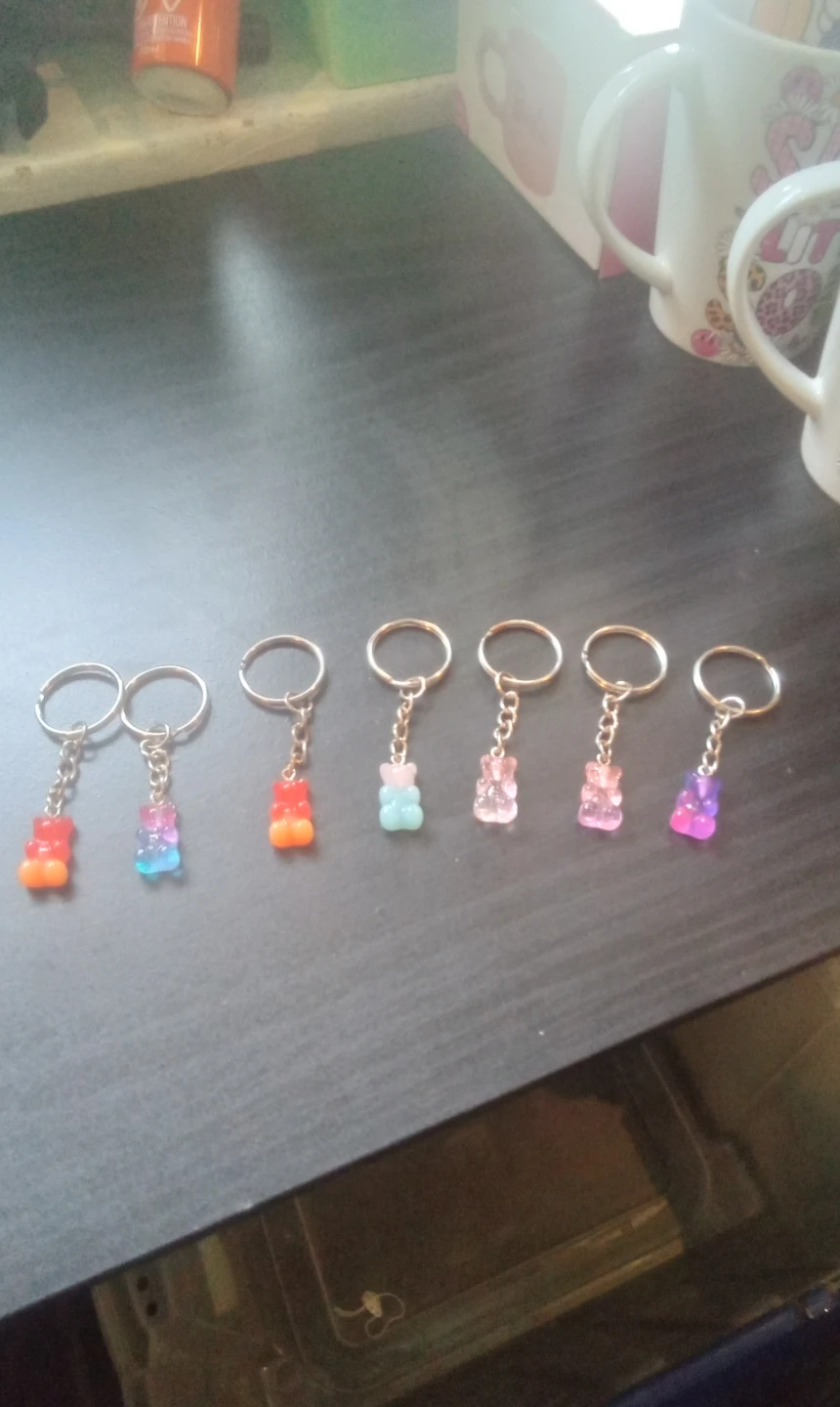 Gummy Bear Keychains - Set of 8