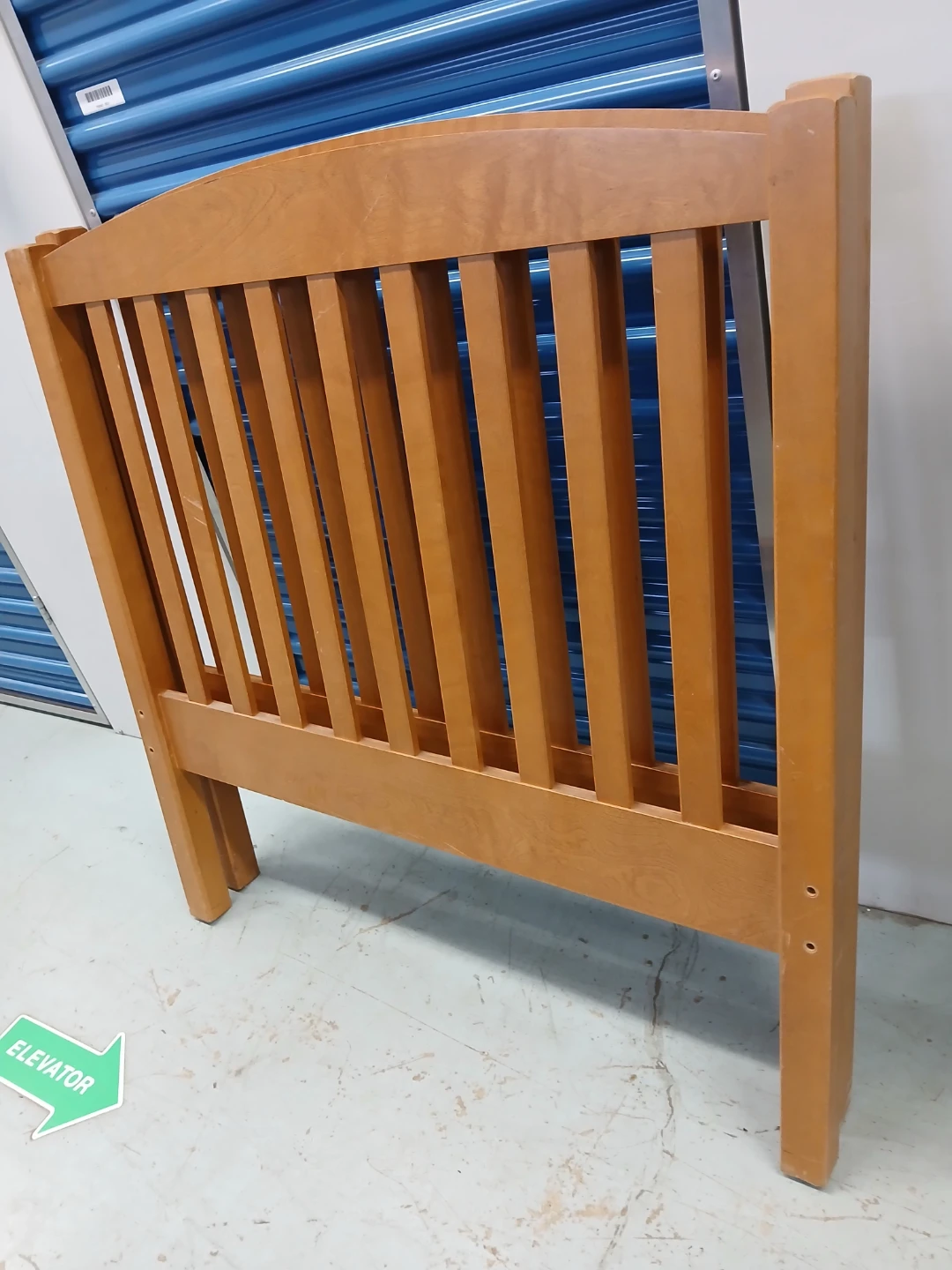Wooden Twin Bed Headboard - photo 2