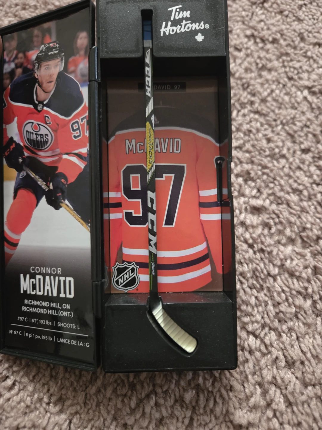 Tim Hortons NHL Connor McDavid 97 Collector's Item - photo 4