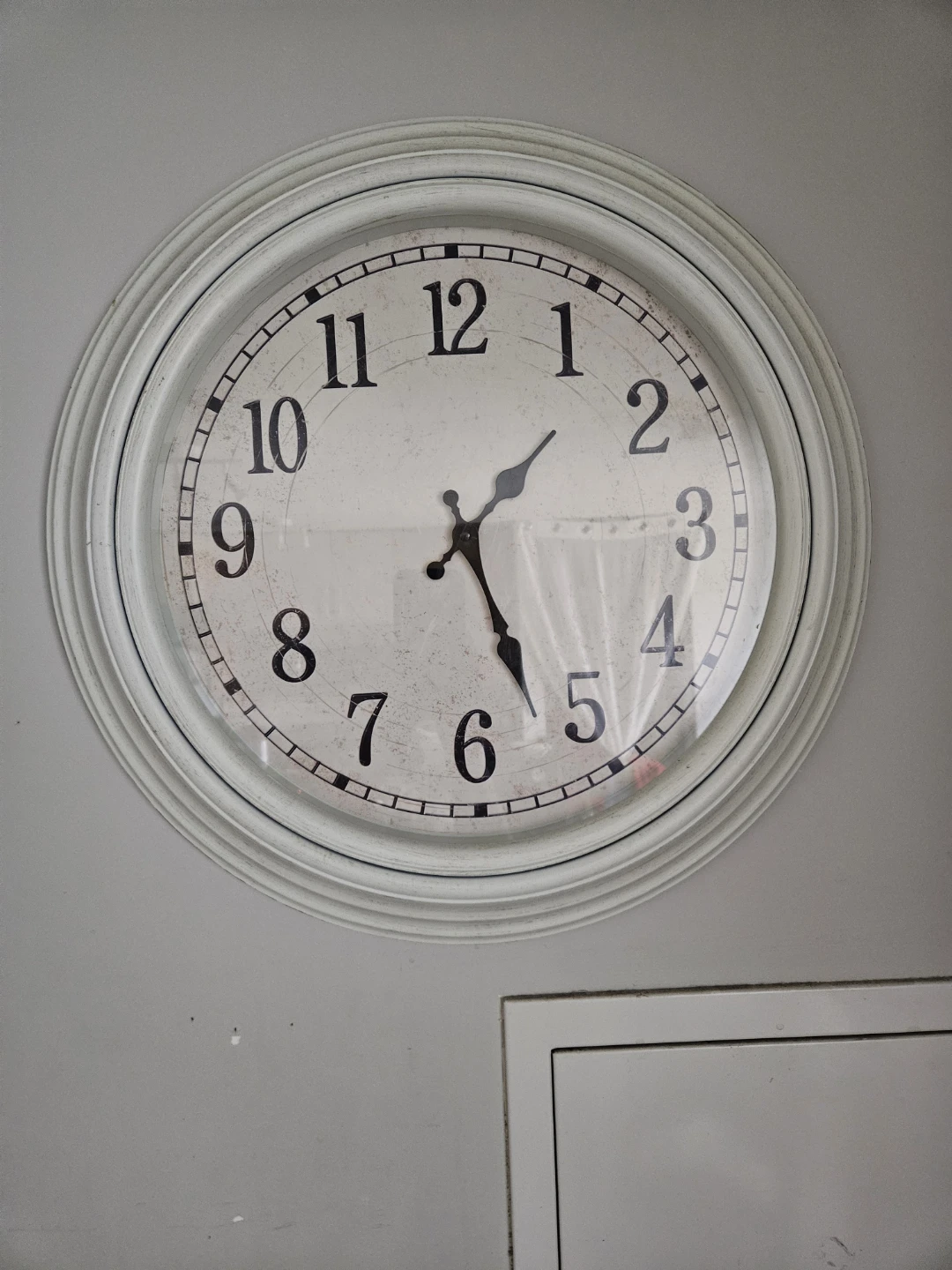 White Wall Clock - photo 2
