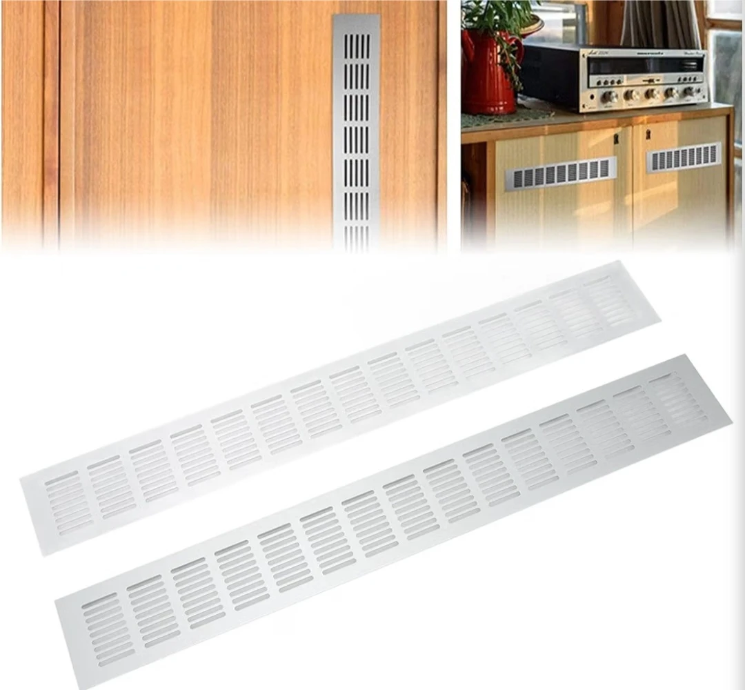 White Metal Air Vents Grille (Set of 2)