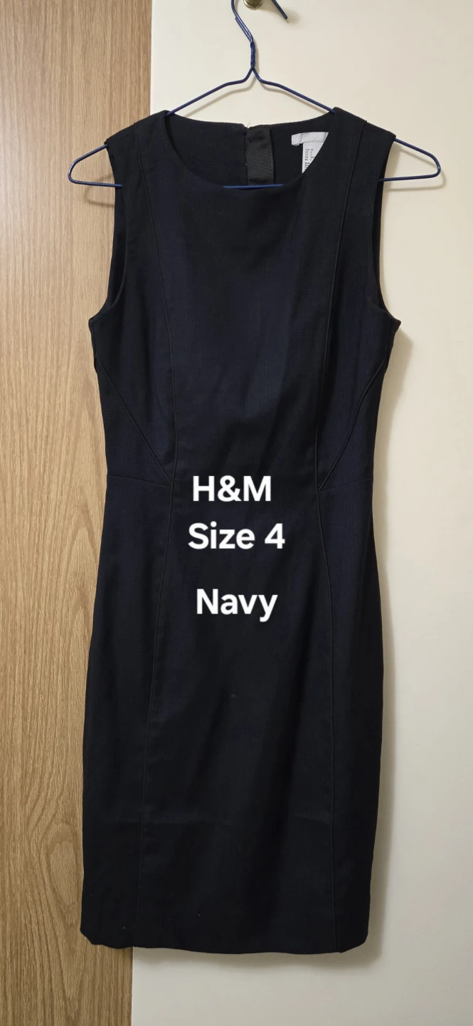 H&M Navy Business Dress Size 4