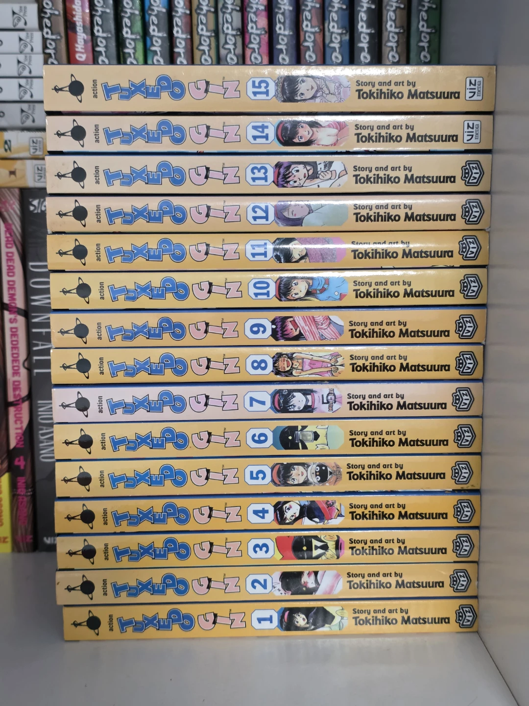 Tuxedo Gin Manga Complete Set Volumes 1-15