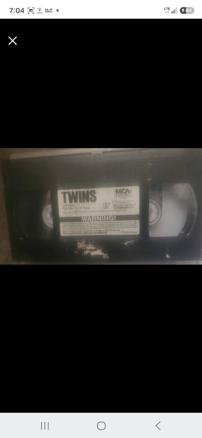 Twins VHS Movie