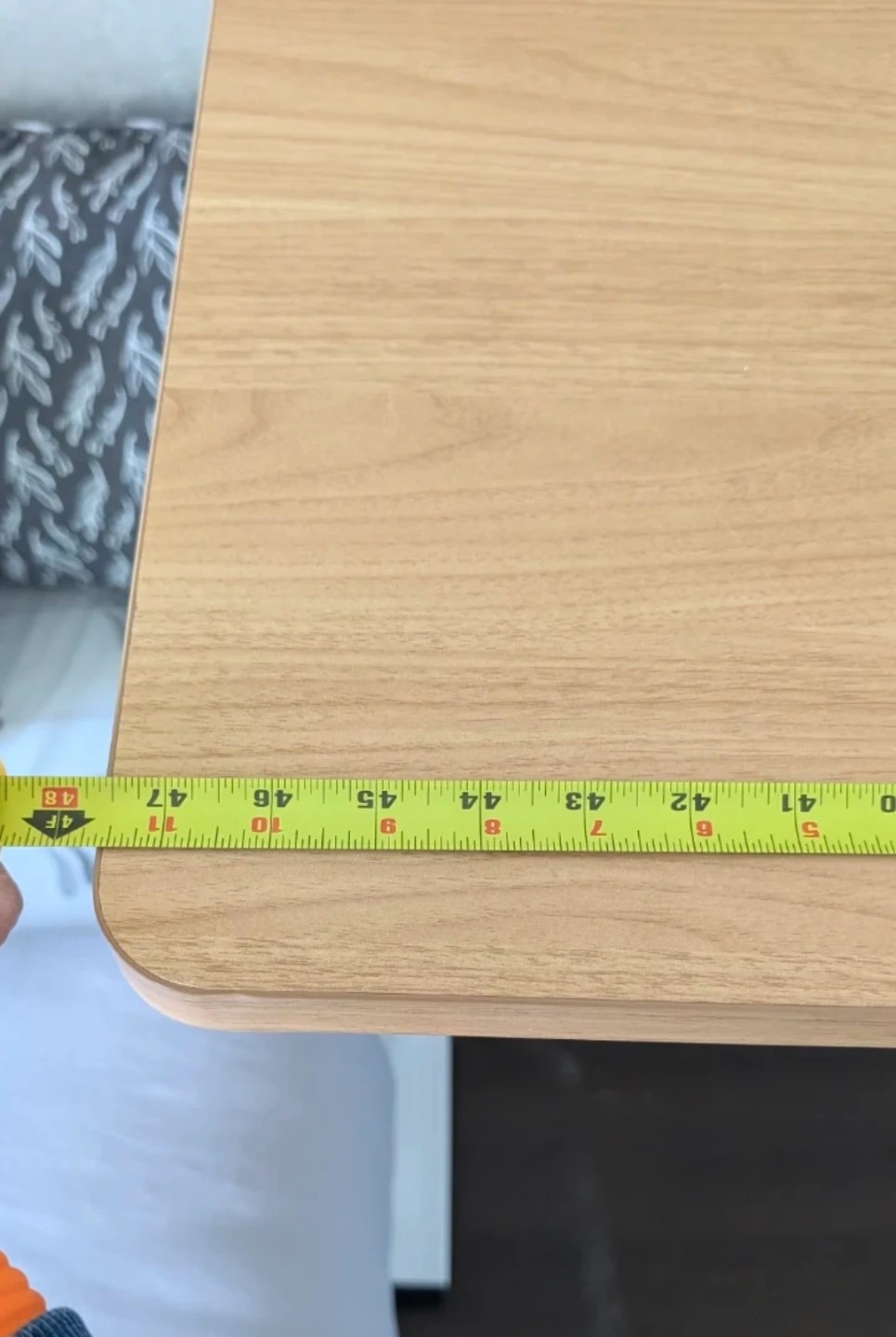 Adjustable Standing Desk - Light Wood Finish - photo 4