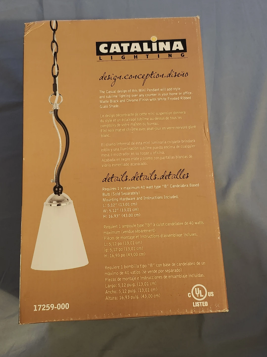 Catalina Lighting Milan Mini Pendant Light - photo 3
