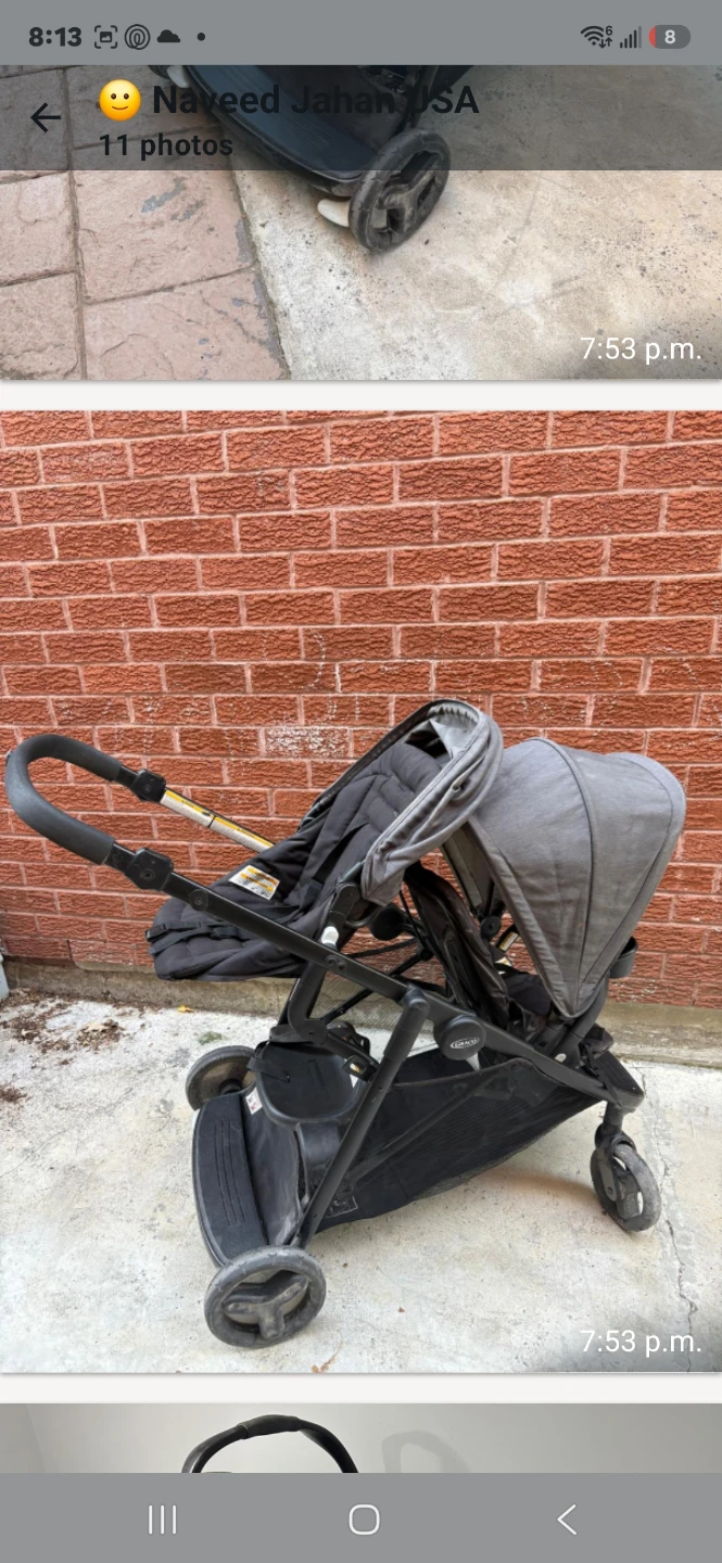 Double's stroller