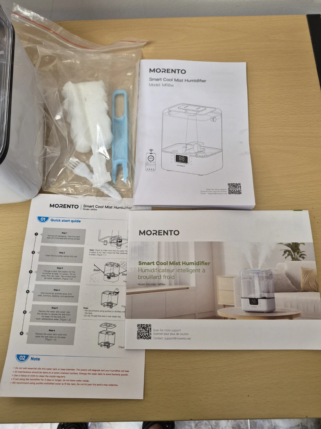 MORENTO Smart Cool Mist Humidifier MR6w - photo 4