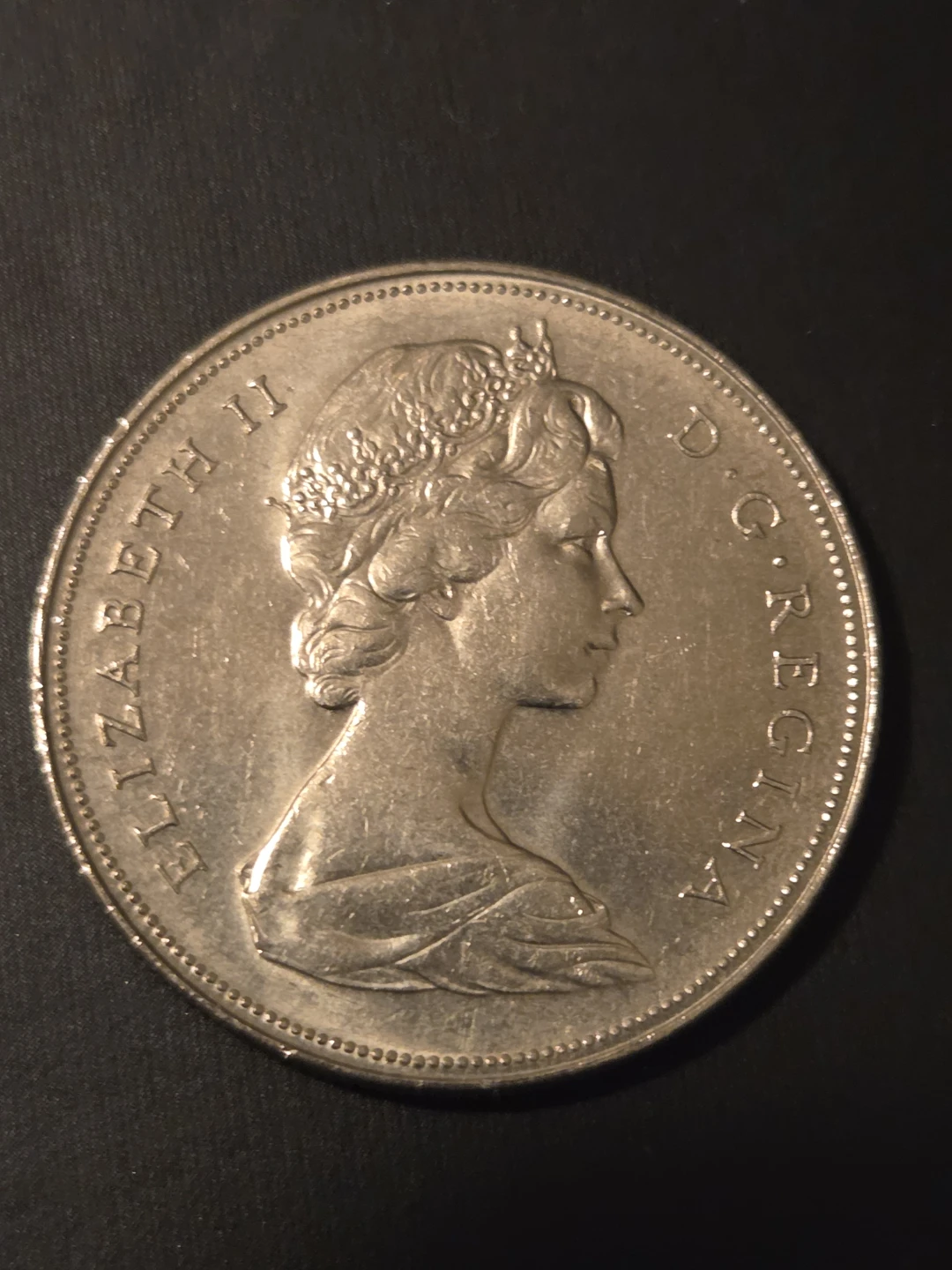 1969 Canadian Dollar Coin - photo 2