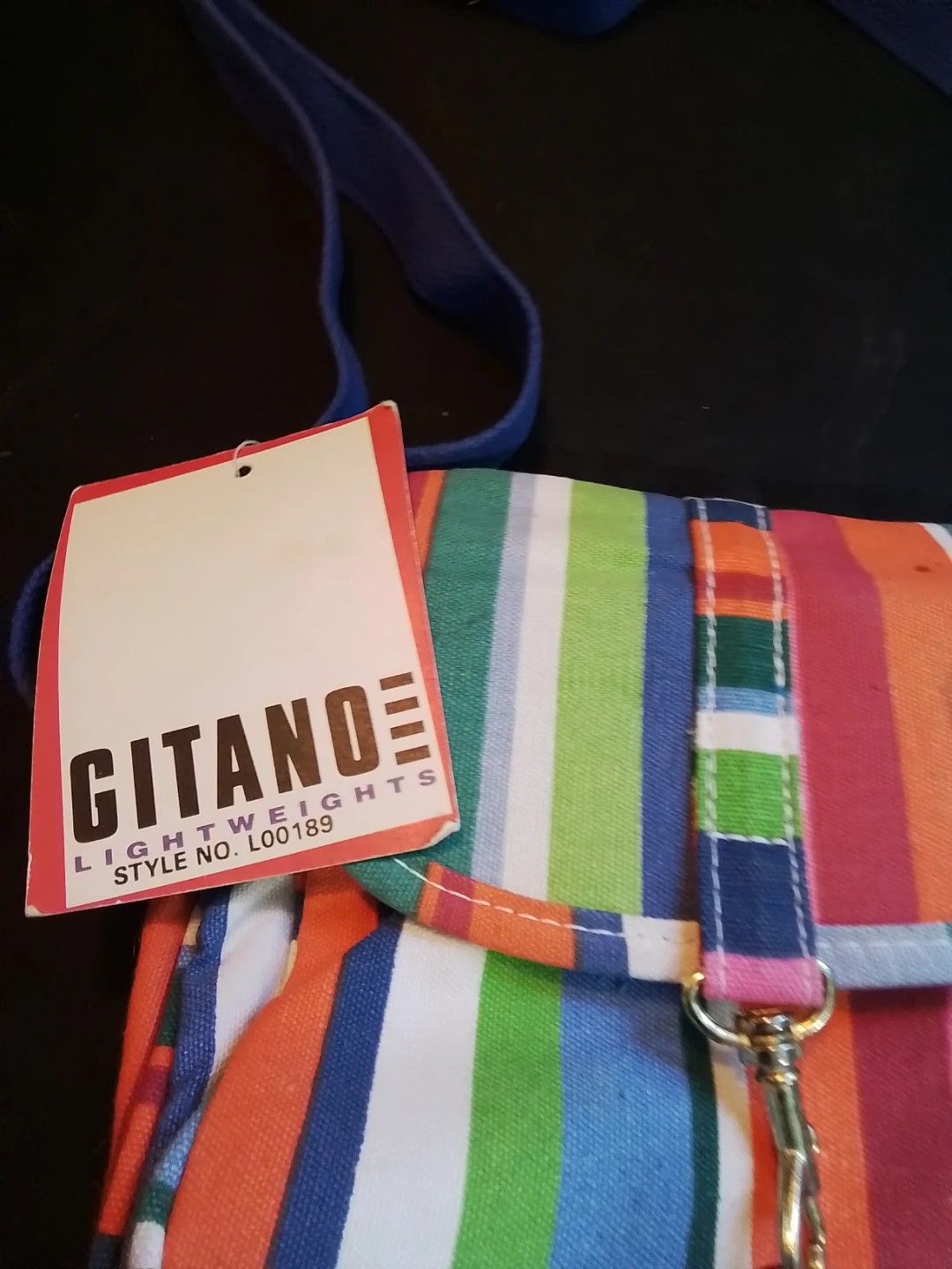 Gitano Lightweight Striped Crossbody Bag - photo 2
