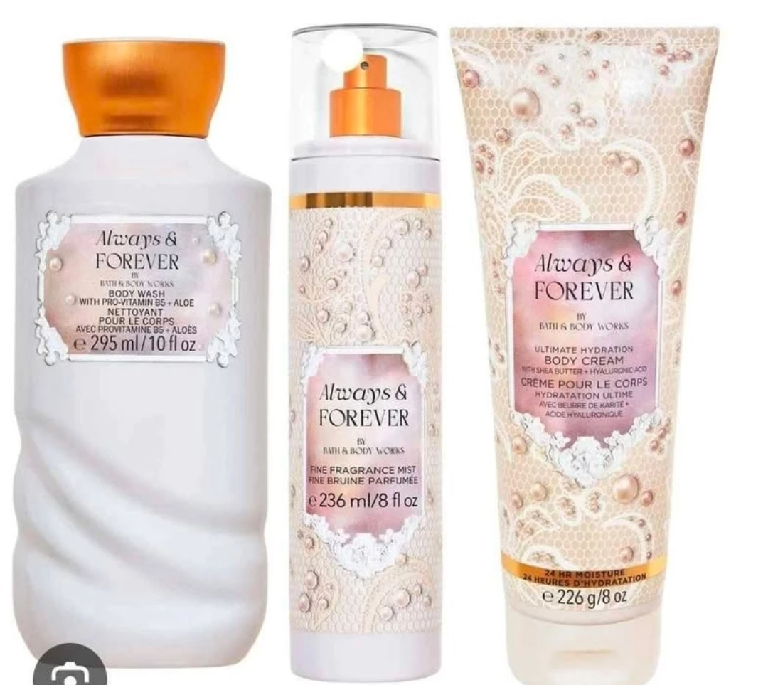 Bath & Body Works Always & Forever Body Care Set