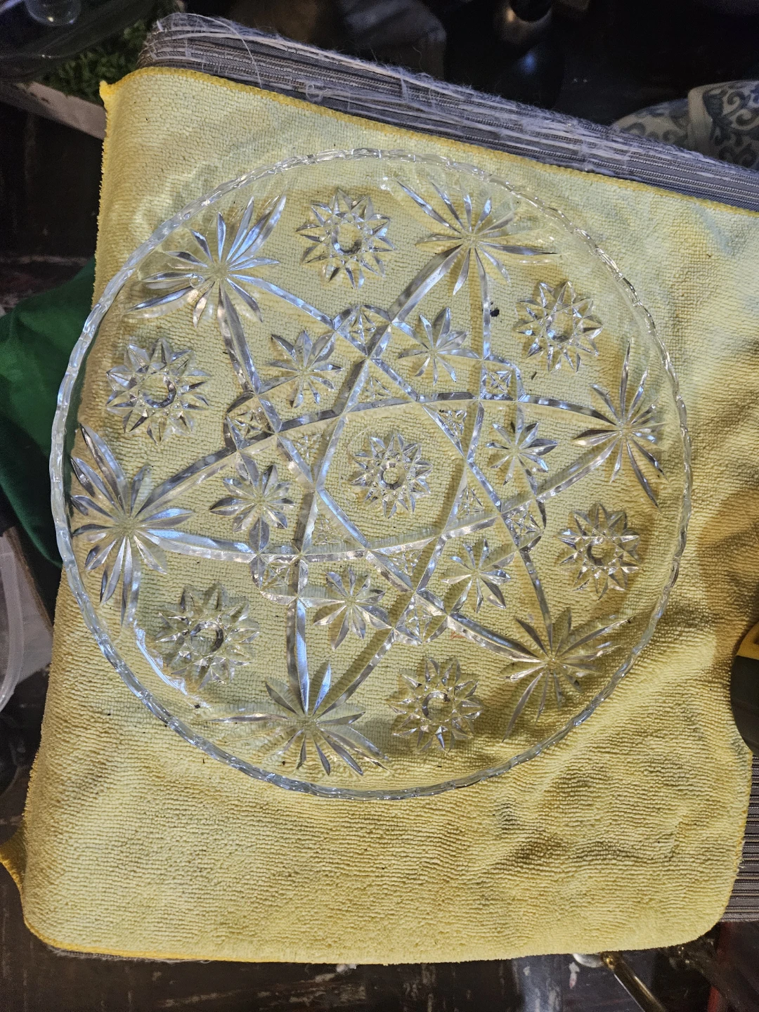 Crystal Glass Serving Platter - photo 2